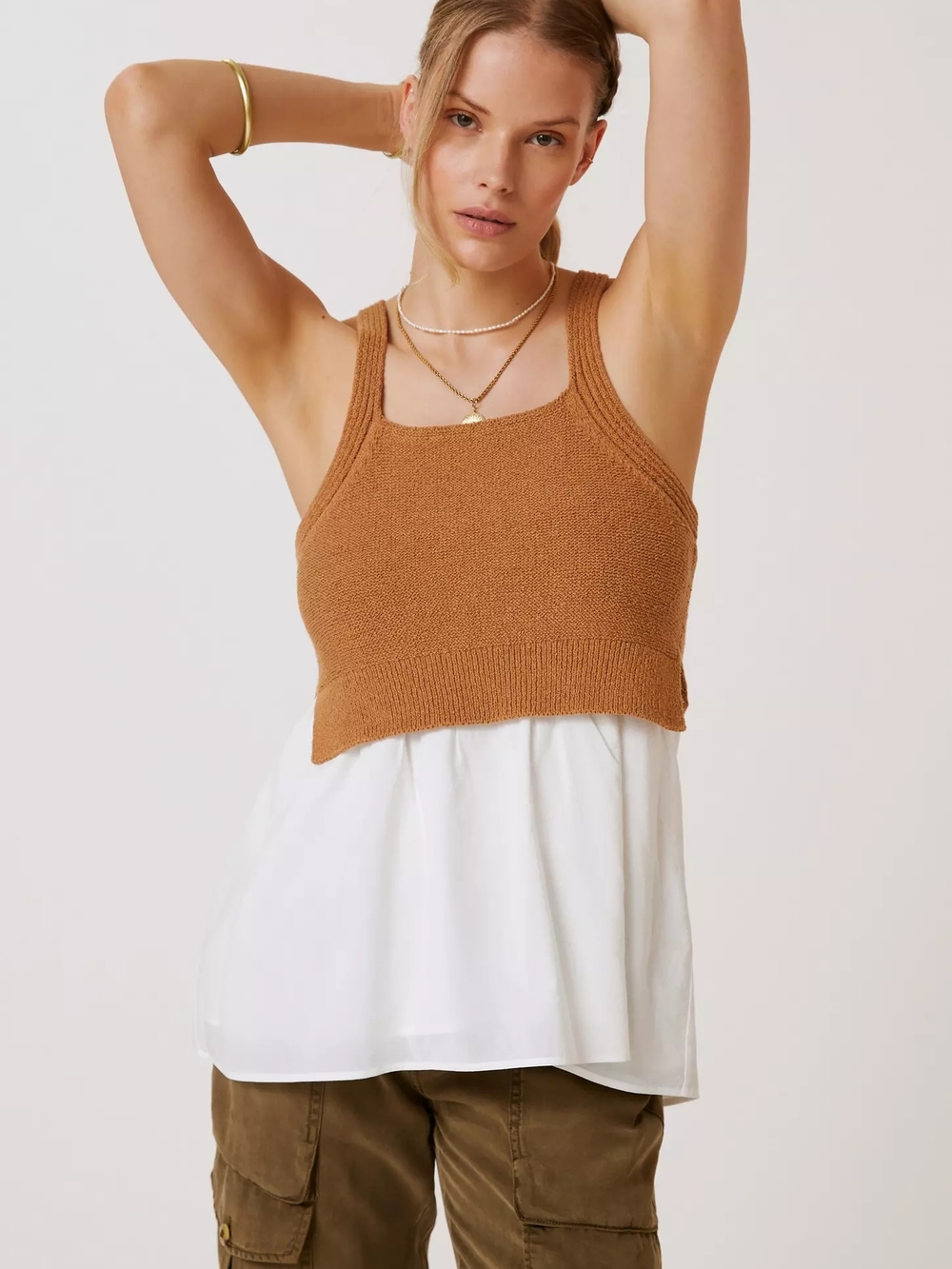 Anthropologie Jenna Twofer Sweater Tank